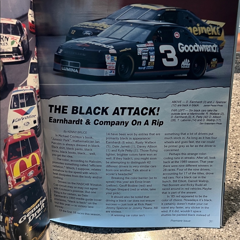 InsideTrack Premiere Issue Magazine - Alan Kulwicki: Remembered - Picture 5 of 5